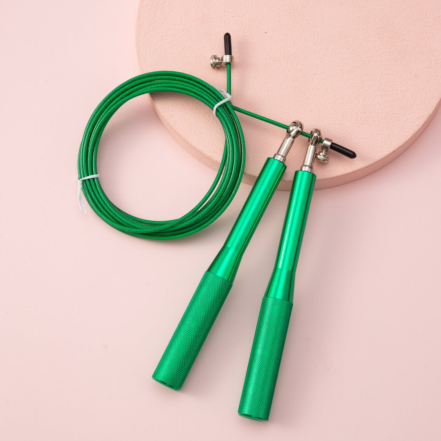 SpeedWire Pro - Cuerda de saltar de alambre de acero ajustable con rodamiento de alambre, de aleación de aluminio, ligera y rápida, equipo de fitness