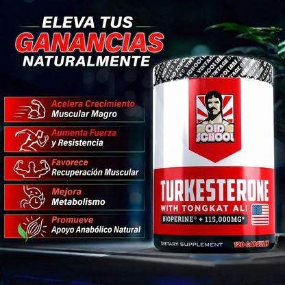 Turkesterone – Suplemento dietario natural para el rendimiento masculino