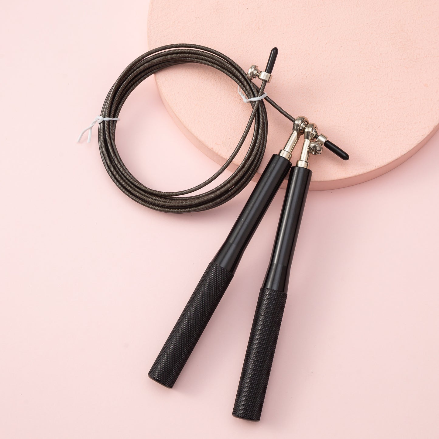 SpeedWire Pro - Cuerda de saltar de alambre de acero ajustable con rodamiento de alambre, de aleación de aluminio, ligera y rápida, equipo de fitness